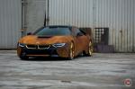 BMW i8 Austin Mahone Rusted by MetroWrapz on Vossen Wheels (VPS-305T) 2016 года